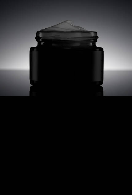 One jar of SkinCeuticals P-TIOX Cream on a sleek dark background with a clear serum droplet.