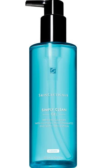 Simply Clean: Gel nettoyant purifiant, nettoie et affine le grain de peau en stimulant l'exfoliation enzymatique