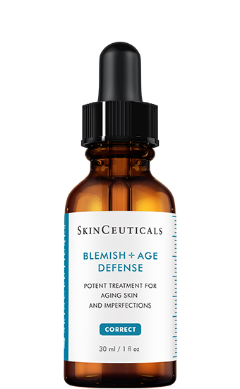 Blemish + Age Defense:  Serum zonder olie op basis van salicylzuur voor anti-aging + huid met neiging tot acne.